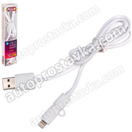 Кабель PULSO USB - Micro USB/Apple 1m white (круглый)
