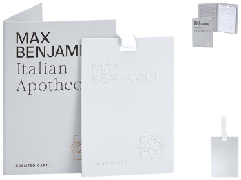 Освіжувач повітря Max Benjamin Scented Card Itallian Apothecary, для шафи та авто, 8×0,5×11,3см (717