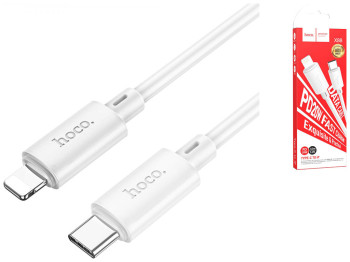 Кабель USB Hoco X88 Gratified PD20W Type-C to Lightning, Білий