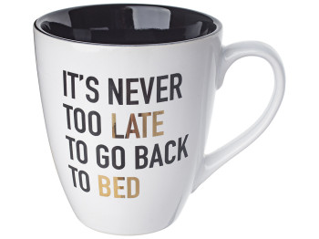 Чашка Besser "It's never too late" 13,6х10х11,4см 550мл