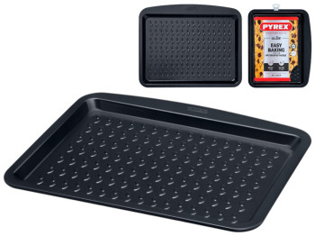 Форма для запекания Pyrex Glide, углеродистая сталь, антипригарное покрытие, 34×25см, 37×30×1,4см