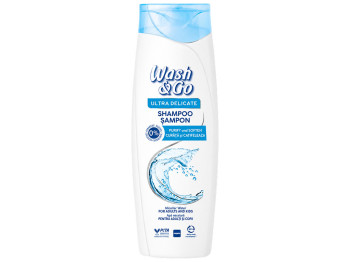 Міцелярний шампунь Wash and Go Ultra Delicate, для дорослих і дітей, 200 мл