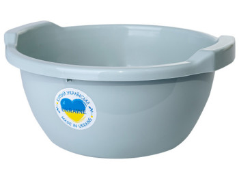 Таз круглый 8,0л, 35х34х17см (цвет полынь) 121053