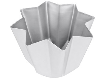 Форма для випікання Metria, алюміній, рельєфна, 750 г, 20,5×10×15,6 см