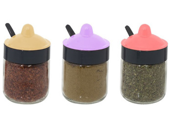 Спецовница Herevin Spice Jar With Spoon-2024 Mix, 200мл, 8690069399683