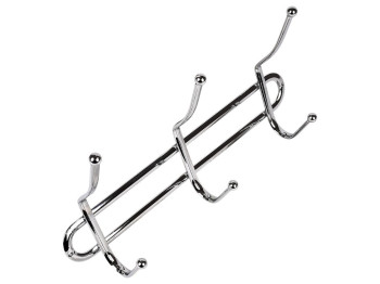 Вішалка настінна хромована "Stenson" на 3 гачка НО-2216А3