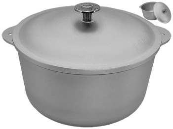 Казан кухонний Prolis з литими ручками та кришкою 5,5л 10843/К-005,5