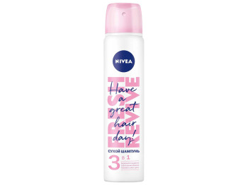 Шампунь сухий Nivea "Fresh revive" 3в1 (очищення, об'єм, свіжість) 200мл