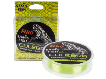 Леска Sams Fish "Culebra Fluo" флуоресцентная D0,22см 100м