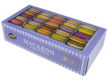 Салфетки косметические Silken MACARON двухслойные, белые брикет 19,5х20см 100шт 90045