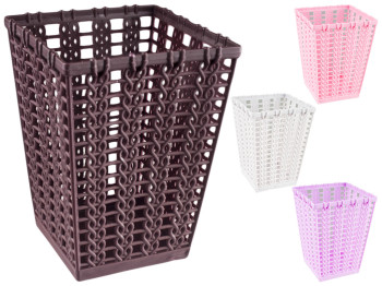 Подставка-плетенка 8,7х8,7х11,5см (цвета ассорти)