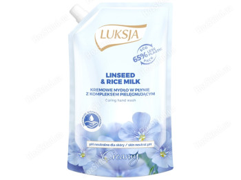 Мило рідке Luksja Льон і Рис запаска 400мл