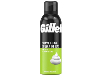 Піна для гоління Gillette Classic Lime Scent, з ароматом лайма, 200мл
