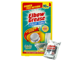 Таблетки Elbow Grease для чистки унитаза эвкалипт, 10×30 г.