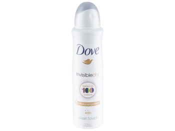 Антиперспірант аерозоль Dove "Невидимий" 48г, від білих слідів 150мл