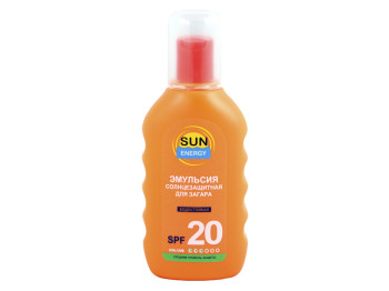 Эмульсия для загара "Sun Energy" с маслом ши солнцезащитная SPF 20, 150мл.