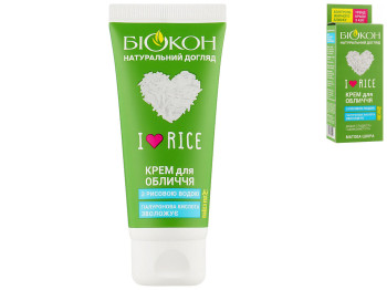 Крем для обличчя Біокон I love rice зволожуючий 60мл