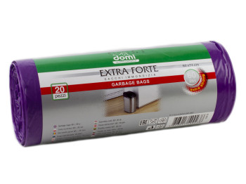 Пакети для сміття 60л "Domi" Extra Strong 20шт