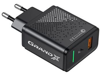 Зарядное устройство Grand-X Fast Charge 3в1 Quick Charge 3.0, FCP, AFC, 18W CH-650