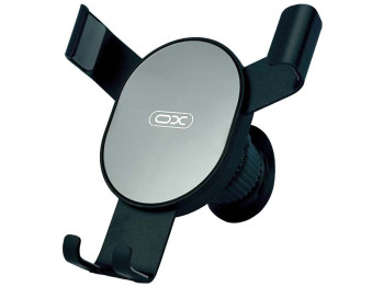 Автодержатель XO C126 Mirror face gravity Мятая упаковка Цвет Черный