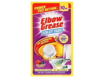 Таблетки Elbow Grease для чистки унитаза ягодный взрыв, 10×30 г.