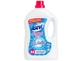 Гель для стирки универсальный Asevi Gel Active, с энзимами, концентрированный, 44 цикла, 2,4л