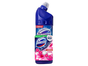 Набор для чистки унитаза Domestos (гель 1л + блок 55г)