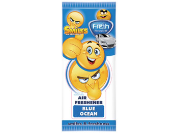 Освежитель воздуха Fresh Way "SMILES DRY" сухой листик Blue Ocean