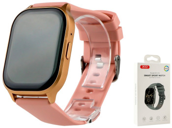 Смарт часы XO J10 AMOLED, Цвет Розовое Золото