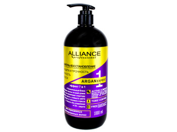 Шампунь-восстановление Alliance Professional "ARGAN expert 7в1" для крашеных и мелир. волос 1000мл