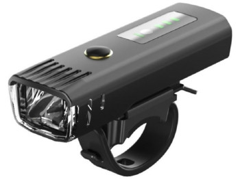 Фонарик аккумуляторный USB с креплением для велосипеда, 10х5,5х4,5см