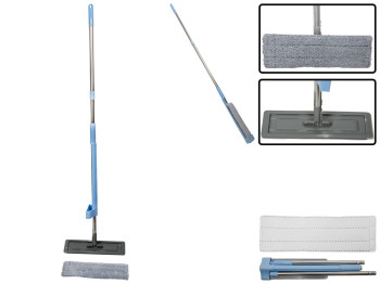 Швабра с отжимом 124х36х12см