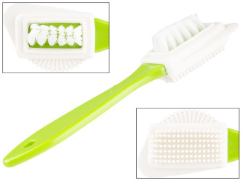 Щетка для чистки с вкраплением металического ворса 15,5см