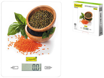 Ваги кухонні Maestro, електронні, до 5кг, з РК-дисплеєм, з РК-дисплеєм