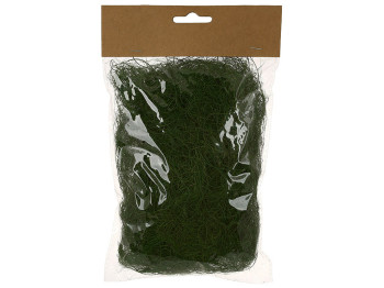 Декоративна суха трава зелена для наповнення кошиків 20г