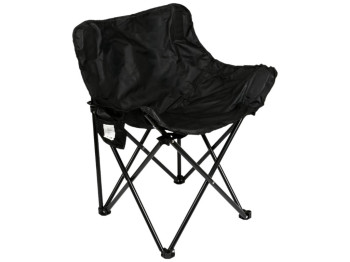 Кресло раскладное Паук Комфорт S, металл, полиэстер, 45×45×70см, цвет черный