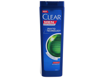 Шампунь мужской против перхоти Clear Men Phytotechnology с экстрактами лекарственных растений 225мл