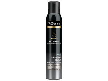 Мусс-пенка Tresemme "Supreme hold" для укладки волос сильная фикс., с запоминан. формы до 24ч 200мл