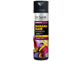 Шампунь для волосся Dr.Sante Banana Hair, з бананом і маслом мурумуру, для кучерявого волосся, 250мл