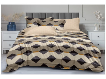 Комплект постельного белья Soho Евро Lounge, 200x230см, Traventino Brown, 6900069941853