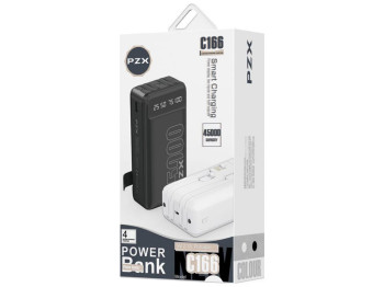 Універсальна Мобільна Батарея Kingleen PZX C166 45000 mAh Колір Білий