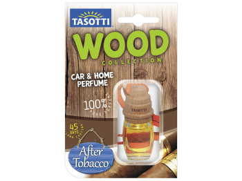 Освежитель воздуха на зеркало Tasotti Wood пробковый After Tobacco 7мл 57308