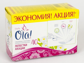 Прокладки "Ola" xx ежедневные "Лепестки акации" 40шт