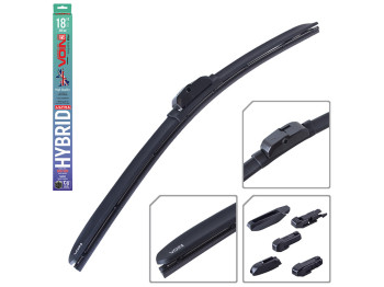 Щетки стеклоочистителя гибридные VOIN 18", 45см (TPX6M-18") HYBRID Ultra (6 адаптеров) (VHU-18450)