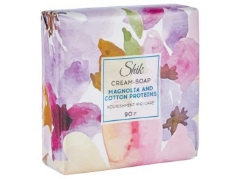Крем-мыло твердое Shik Магнолия и протеины хлопка 90г