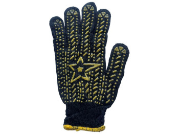 Рукавички трикотажні з ПВХ крапкою Зірка, 1пара