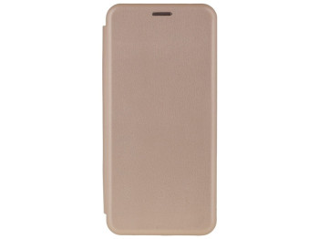 Чехол-книжка кожа для Samsung A72 (A725) Цвет Золотой
