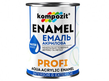 Емаль акрилова PROFI Синя/глянцева/0,8л