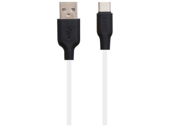 Кабель USB Hoco X21 Silicone Type-C Колір Чорно-Білий