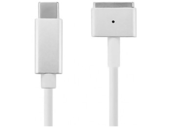 Кабель Type-C to MagSafe2 2m, Сiрий